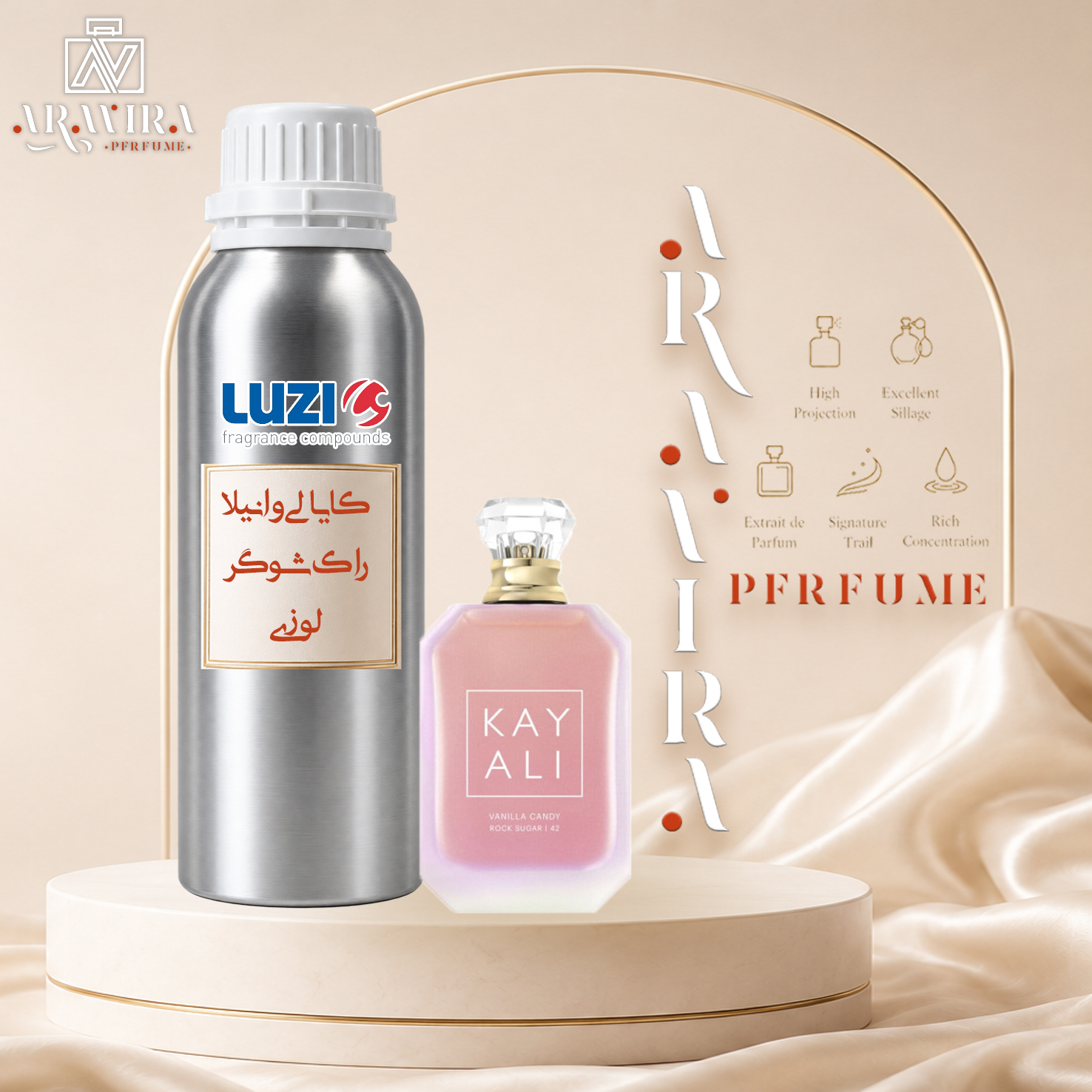 عطر کایالی وانیلا کندی راک شوگر